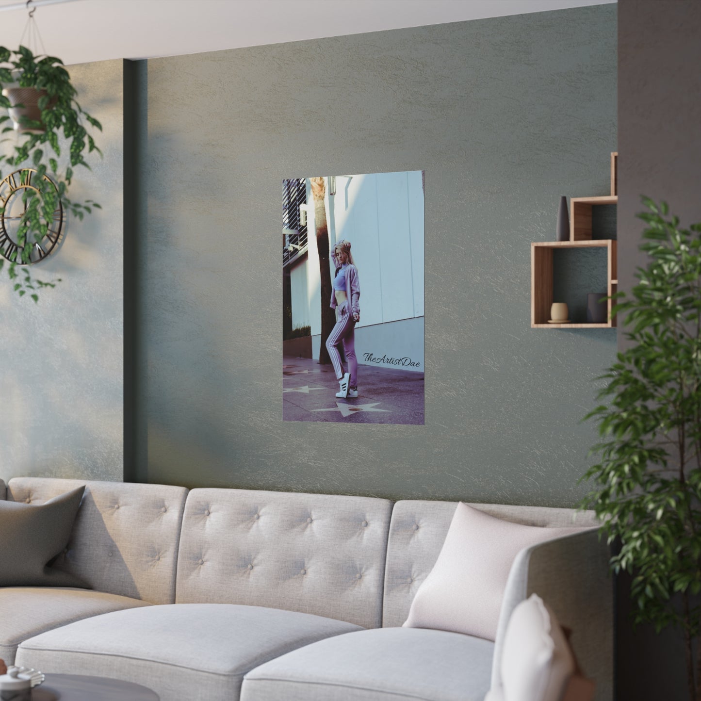 TheArtistDae Downtown LA Original Model Poster - Satin(210gsm)