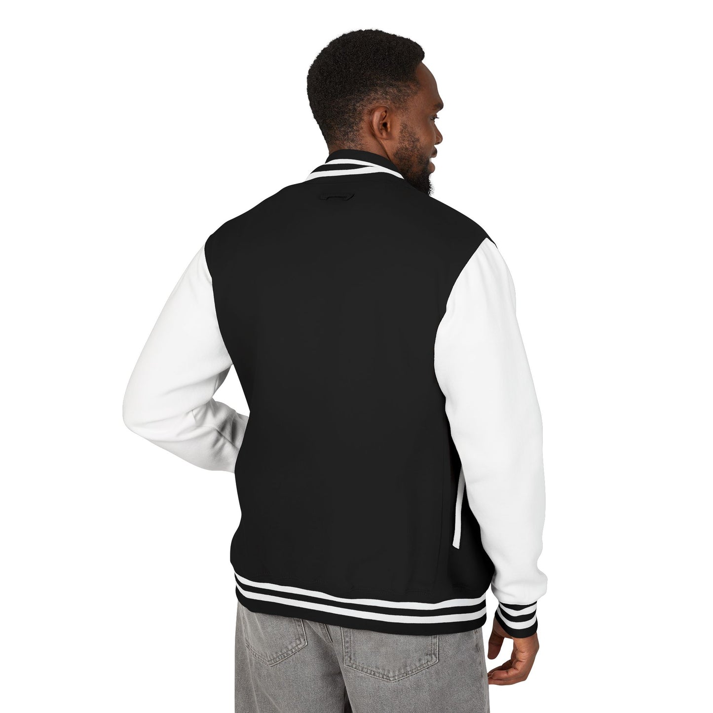 DaeBreak Unisex Heavyweight Letterman Jacket - Trendy Varsity Style