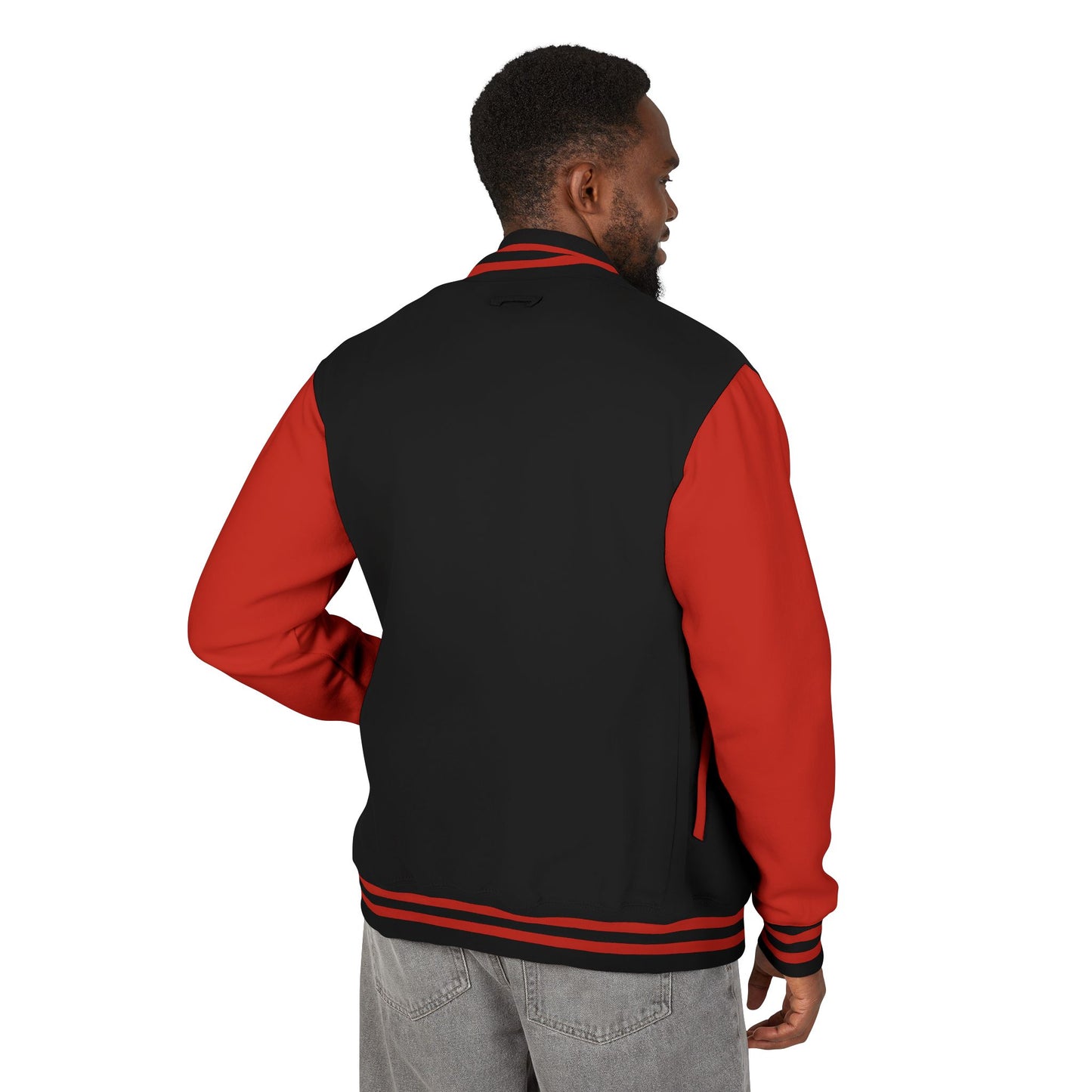 DaeBreak Unisex Heavyweight Letterman Jacket - Trendy Varsity Style