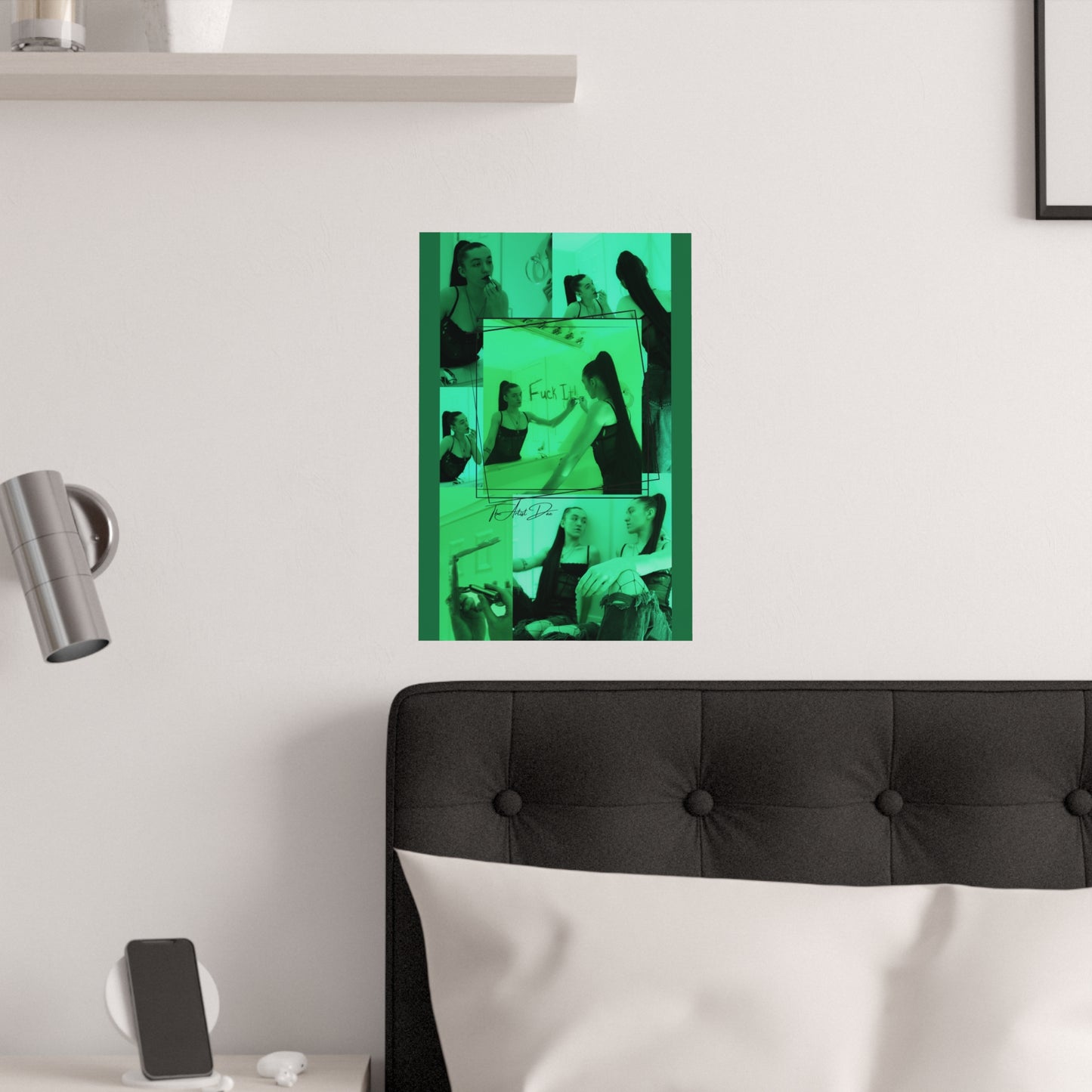 TheArtistDae Original Green Model Poster Satin (210gsm)