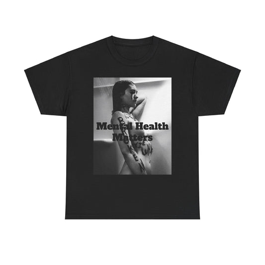 Mental Health Matters - TheArtistDae Model Original - Unisex Heavy Cotton Tee