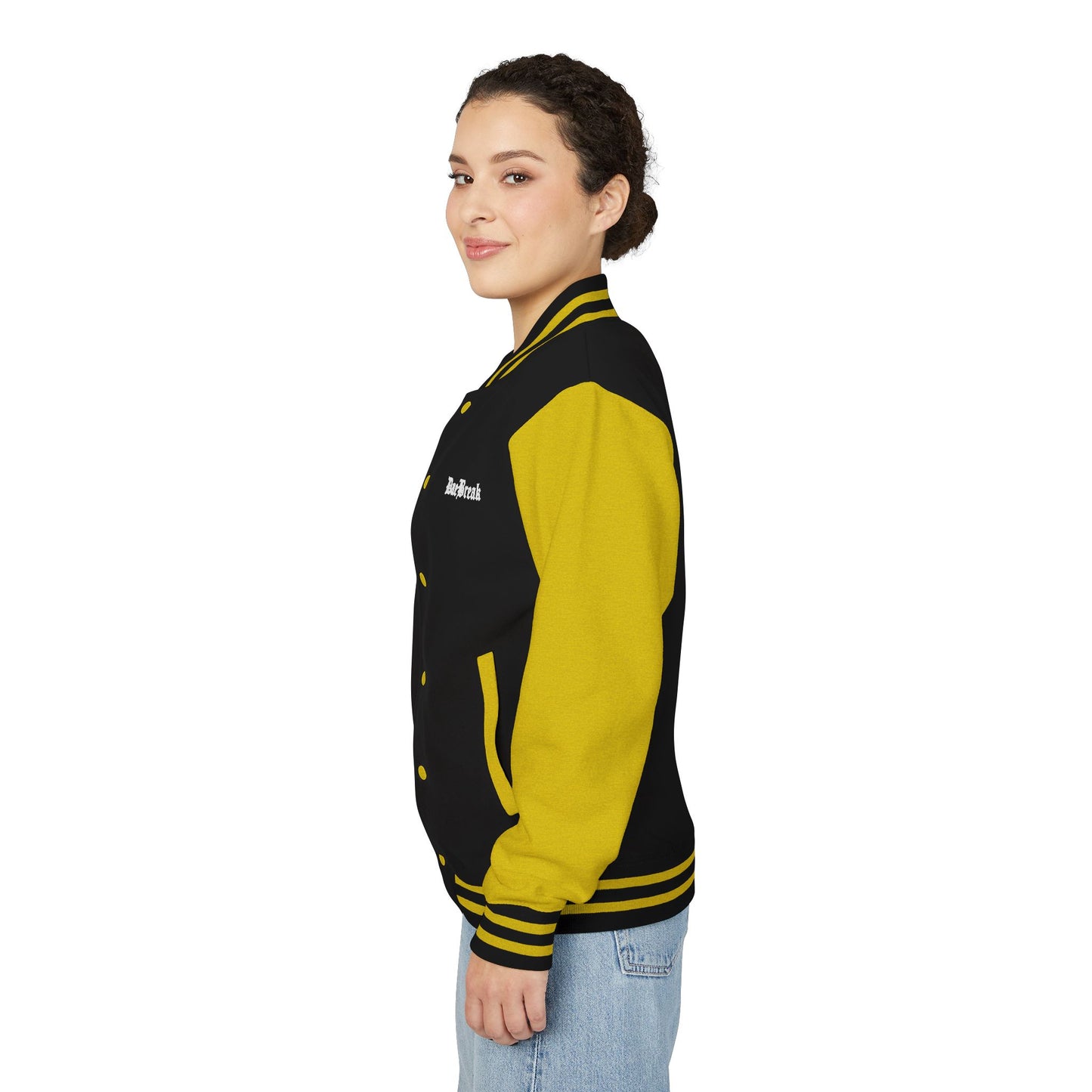DaeBreak Unisex Heavyweight Letterman Jacket - Trendy Varsity Style