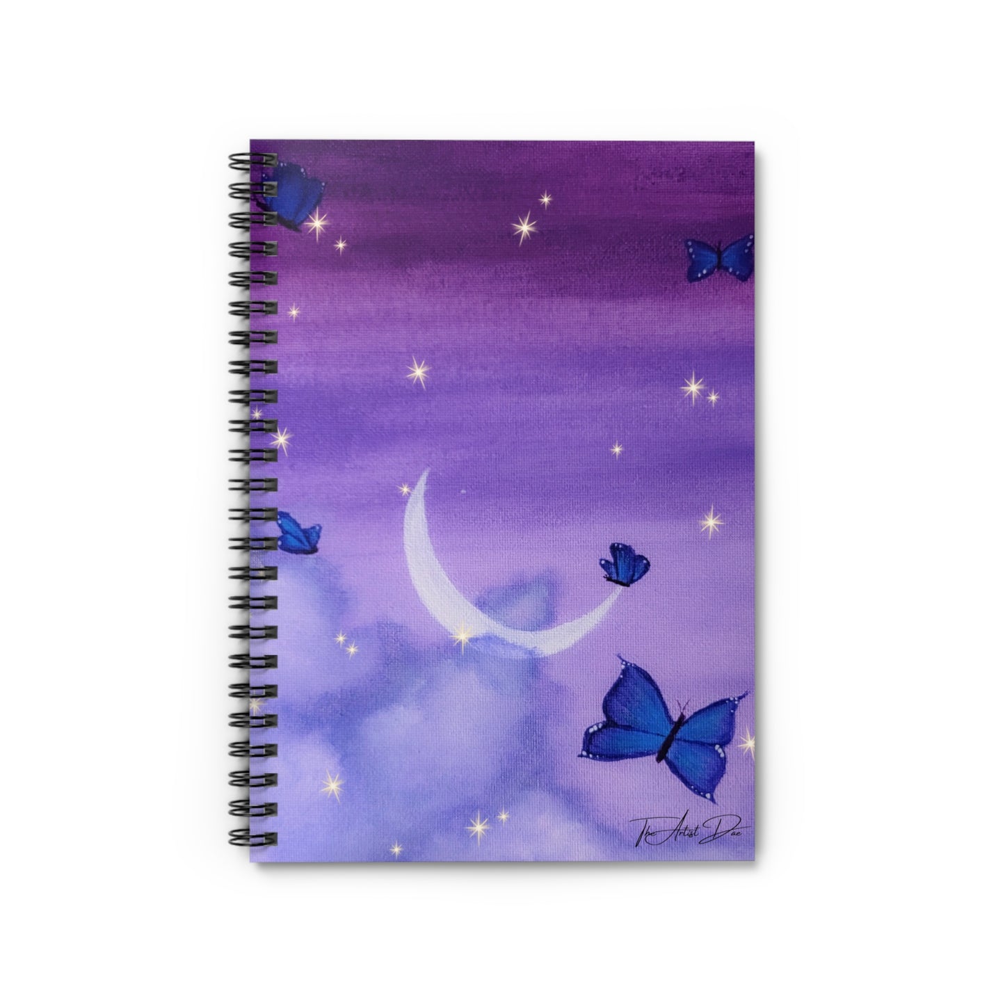 TheArtistDae Original Painting Spiral Notebook - Ruled Line