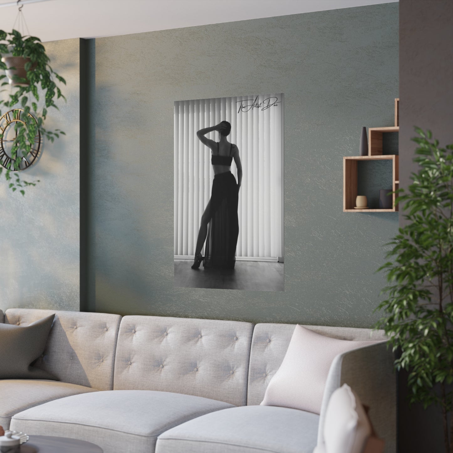 TheArtistDae Black and White Original Satin Posters (210gsm)