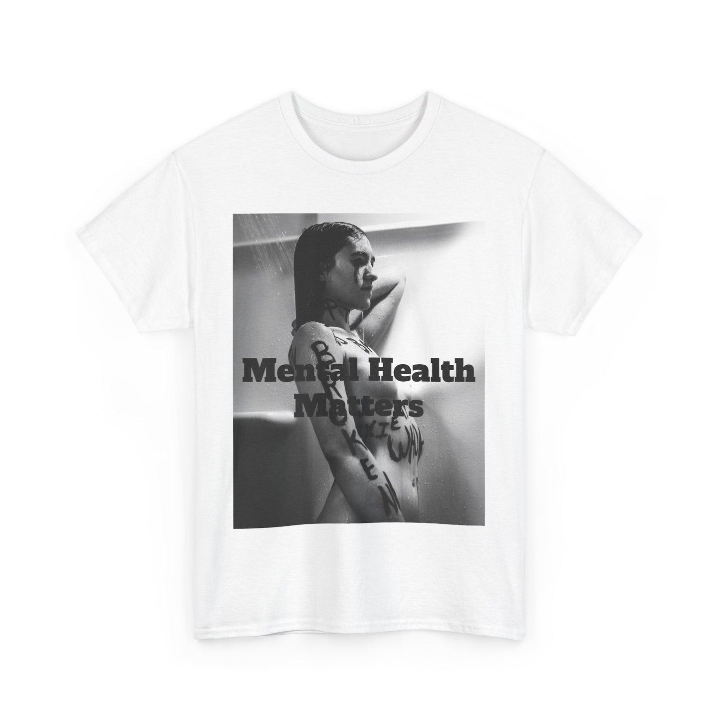 Mental Health Matters - TheArtistDae Model Original - Unisex Heavy Cotton Tee