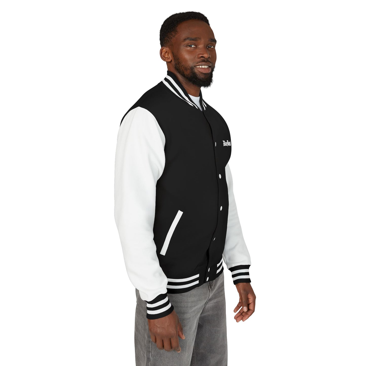DaeBreak Unisex Heavyweight Letterman Jacket - Trendy Varsity Style