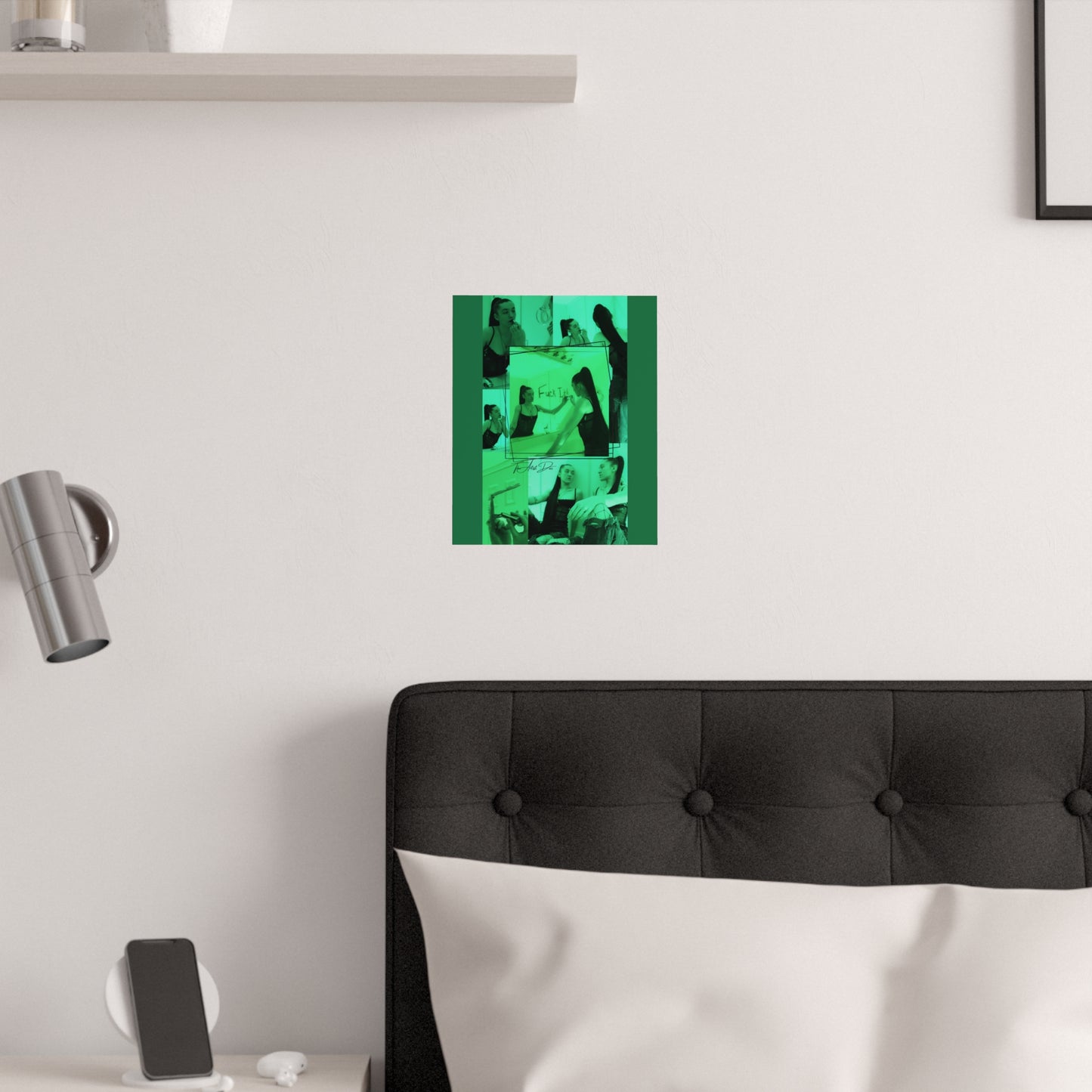TheArtistDae Original Green Model Poster Satin (210gsm)