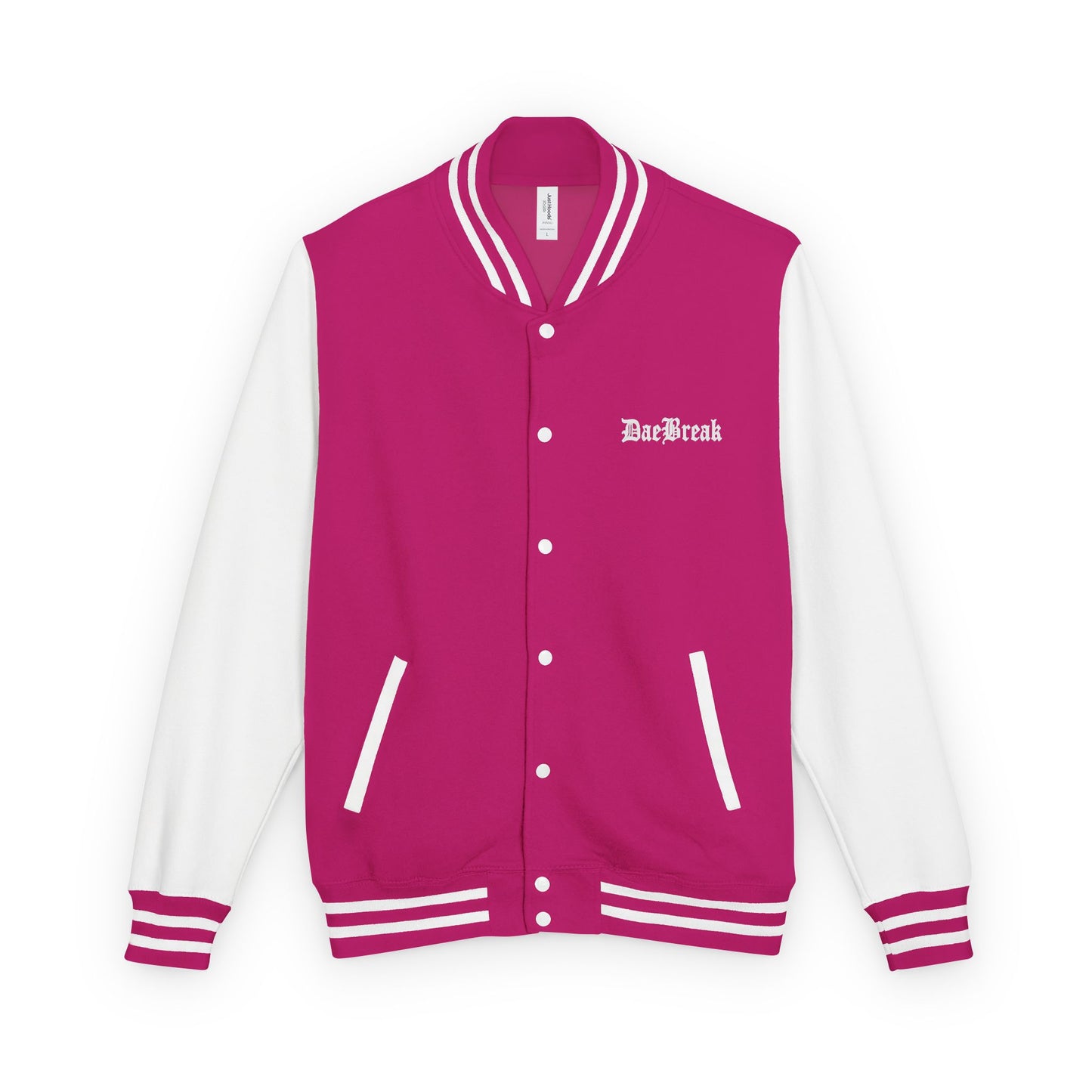 DaeBreak Unisex Heavyweight Letterman Jacket - Trendy Varsity Style