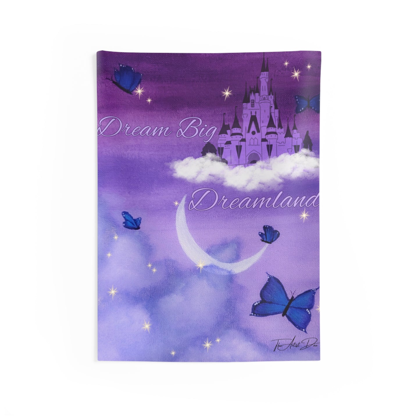 Dae's Dreamland Original Painting Edit Design - Twitch Dreamland - Indoor Wall Tapestries