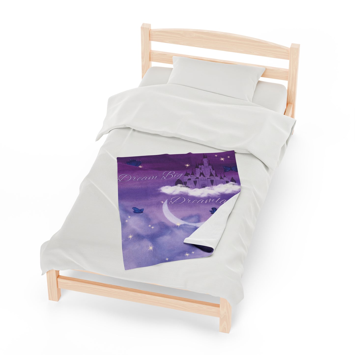 Dae's Dreamland Original Painting Edit Design - Twitch Dreamland - Velveteen Plush Blanket