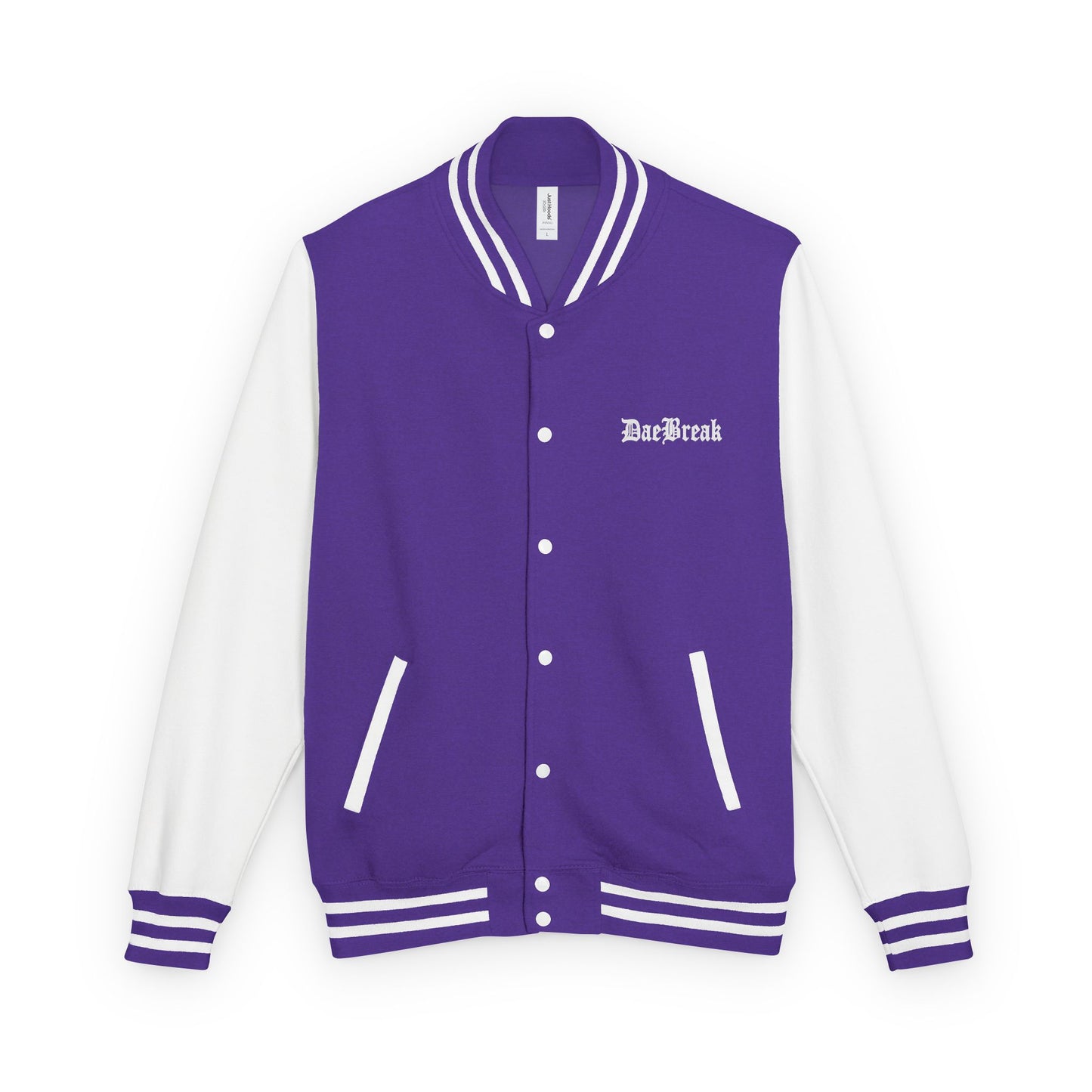 DaeBreak Unisex Heavyweight Letterman Jacket - Trendy Varsity Style