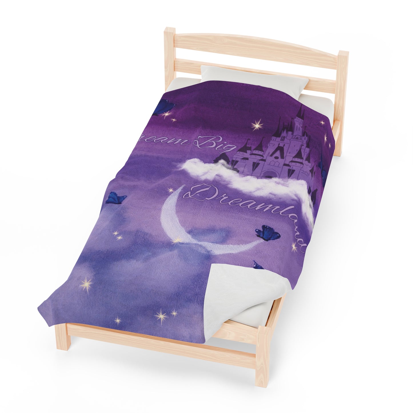 Dae's Dreamland Original Painting Edit Design - Twitch Dreamland - Velveteen Plush Blanket