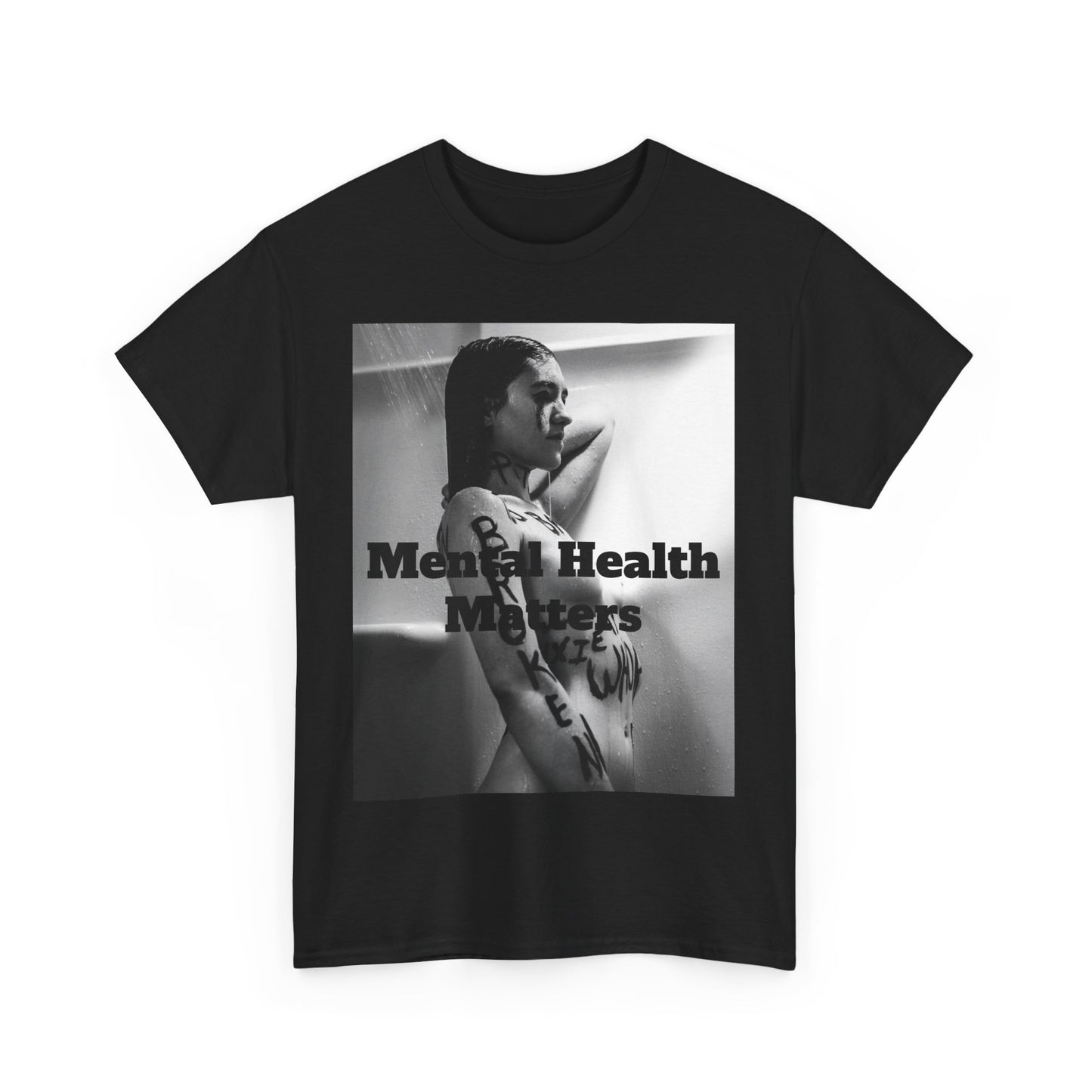 Mental Health Matters - TheArtistDae Model Original - Unisex Heavy Cotton Tee