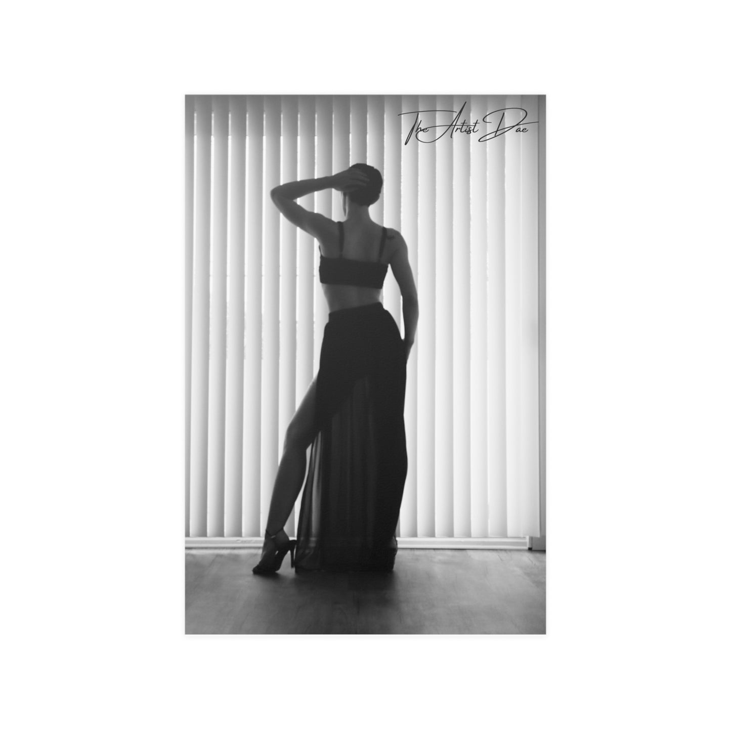 TheArtistDae Black and White Original Satin Posters (210gsm)